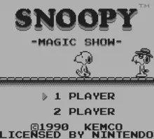 Image n° 1 - screenshots  : Snoopy - Magic Show